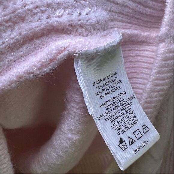 1. State Midnight Garden Women's Cable Knit Crewneck Pullover Sweater Size Small - Picture 4 of 6